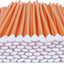 Hisopos poliéster 100 pzas naranja 3.94in x 0.27in