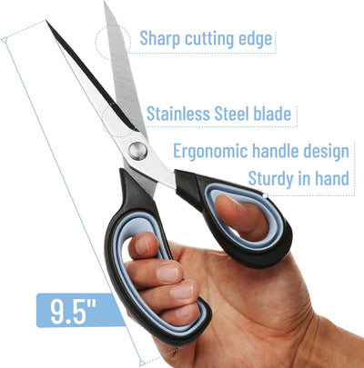 Tijeras sastre acero inox 9.5pulg multiusos