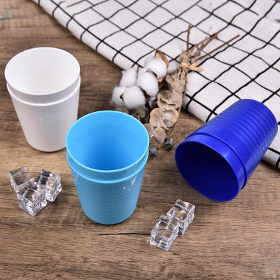 Vasos plástico sin BPA reutilizables 8oz set 6