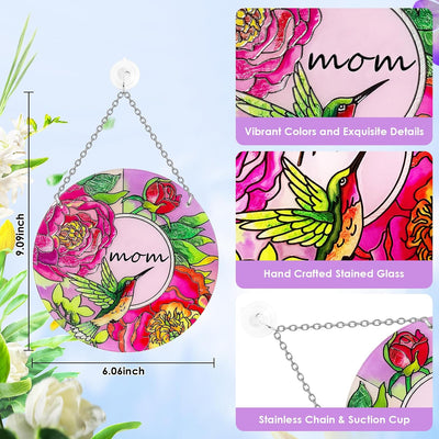 Adorno colgante colibrí para ventanas mujer día madre