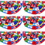 6 Pzas Banderín del Mundo 1.5x3pies Decoración Eventos