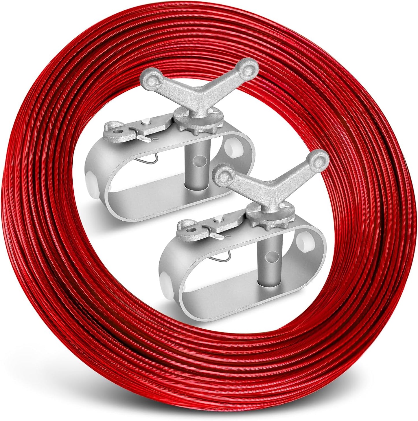 Kit cable cabrestante piscina alambre acero 150ft trinquete