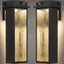 Luces LED exterior sensor movimiento 20" pack 2 negras