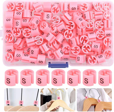 Set 150 marcadores rosados para colgar ropa con caja