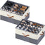 Organiz. zapatos 2 cajas con divisores tapa transparente