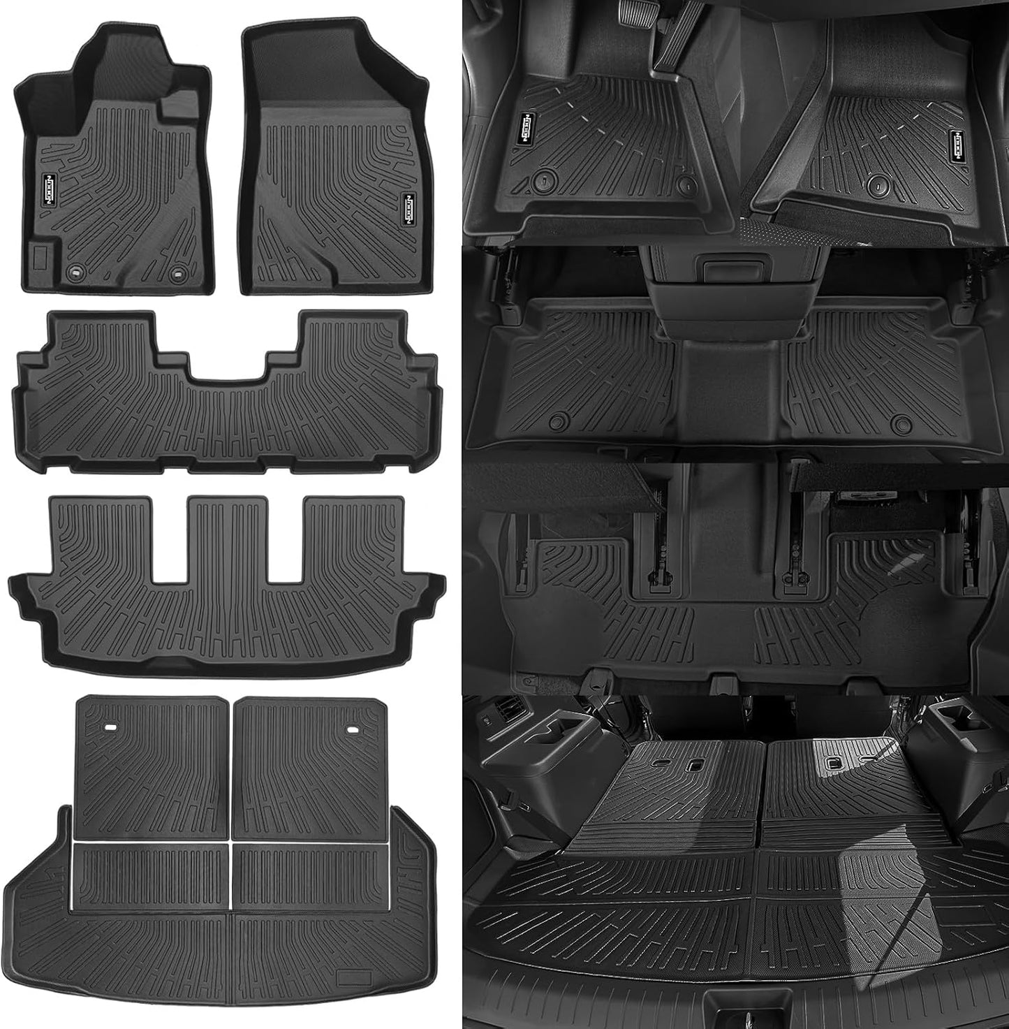 Alfombrillas todo clima comp Toyota Highlander 08-13