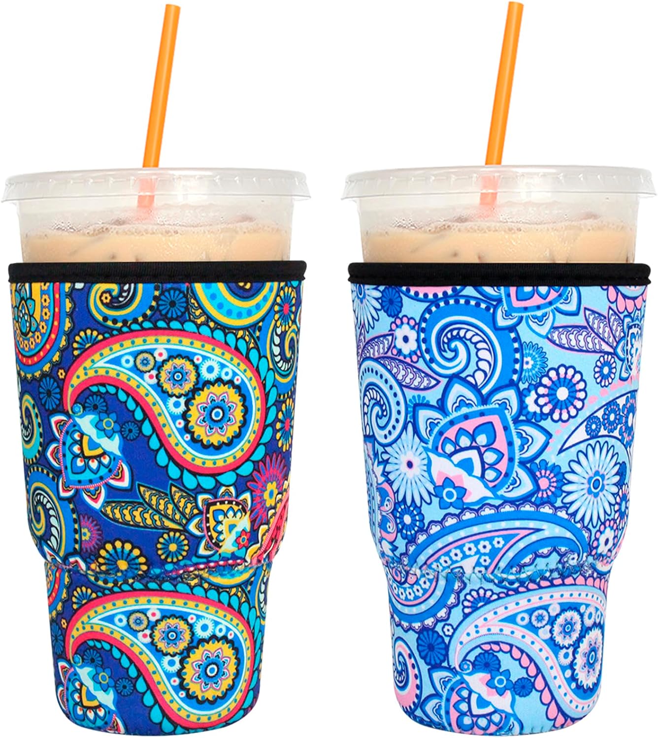 2 fundas reutilizables café helado neopreno 32oz
