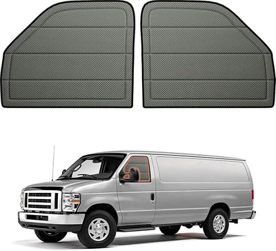 Cubiertas puerta Ford Econoline opacas magnéticas plegables