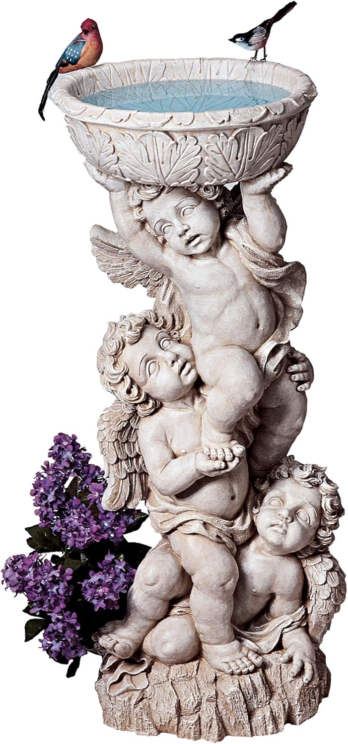 Estatua Tres Querubines con Urna