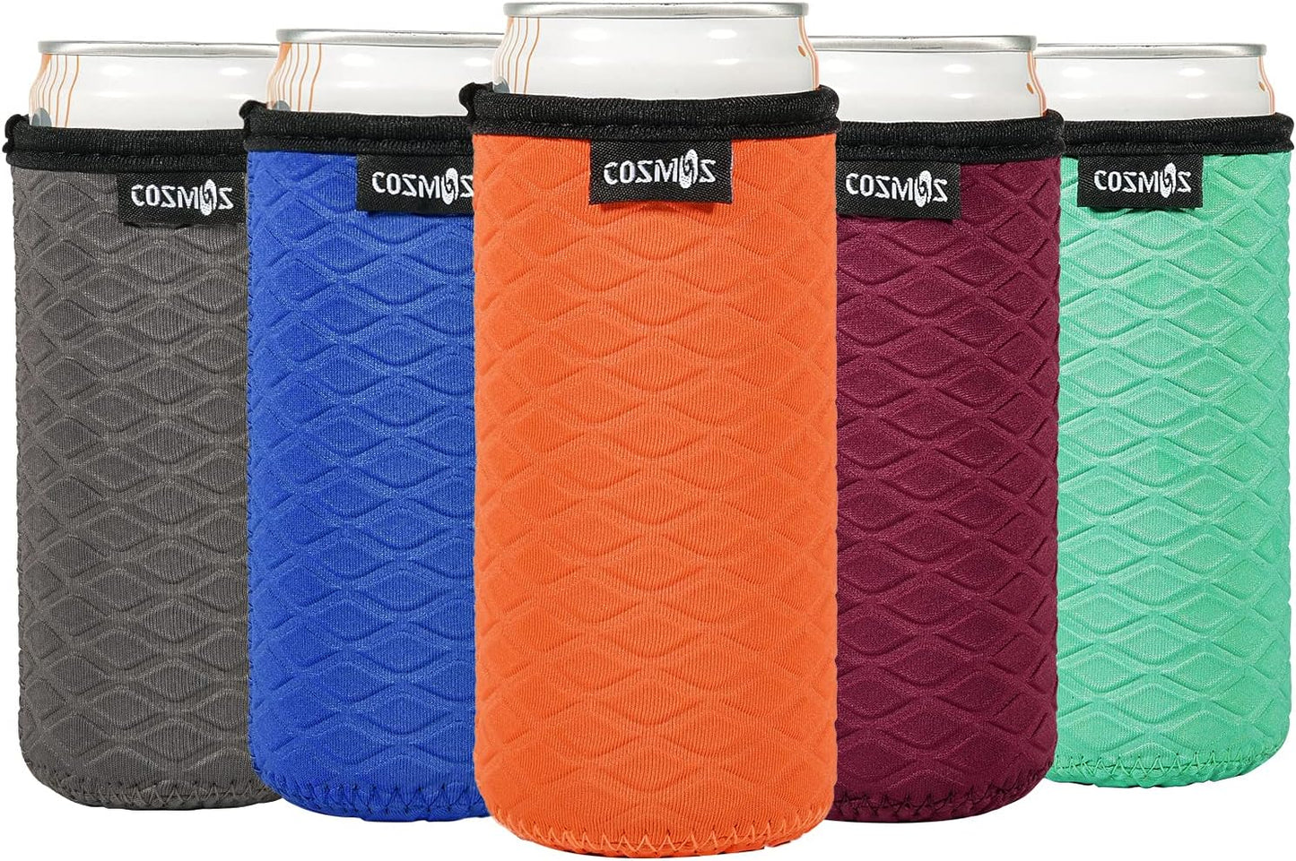 Funda neopreno 12oz para latas delgadas 5uds