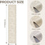 Tapete pasillo lavable ultrafino antiderrap 2x10ft beige