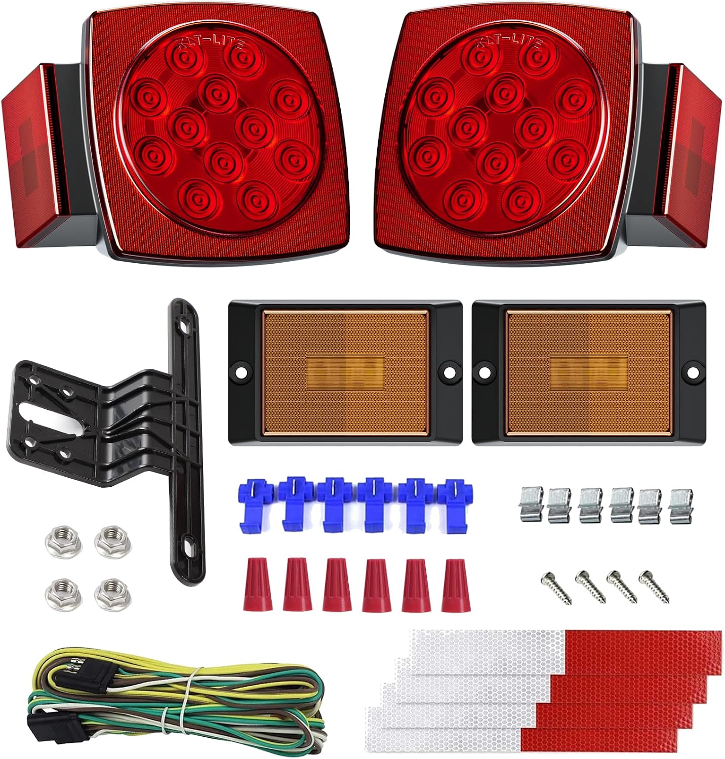 Kit luz remolque 12V DOT para barco caravana