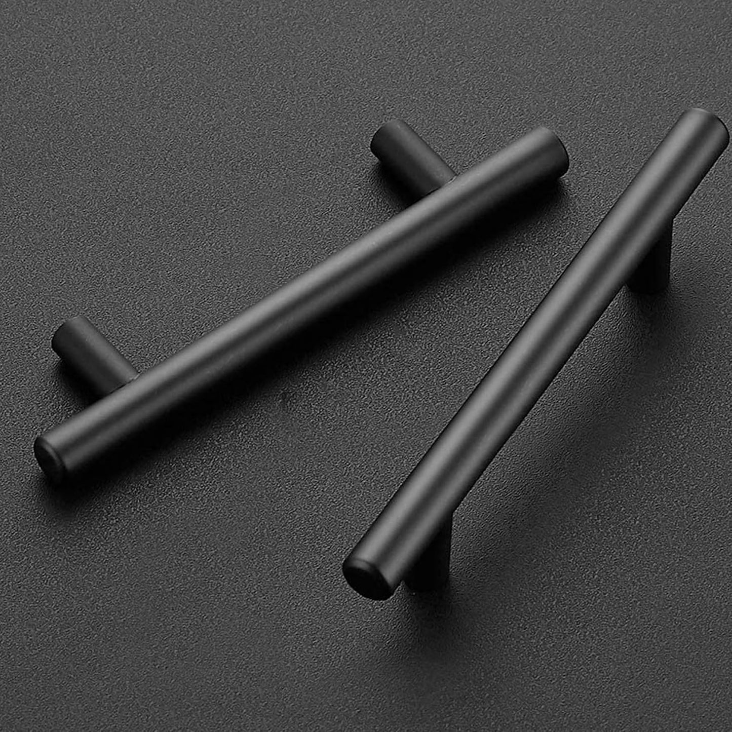 60 Manijas Acero Inox Negro Mate 6-3/8pulg para Cajón Cocina