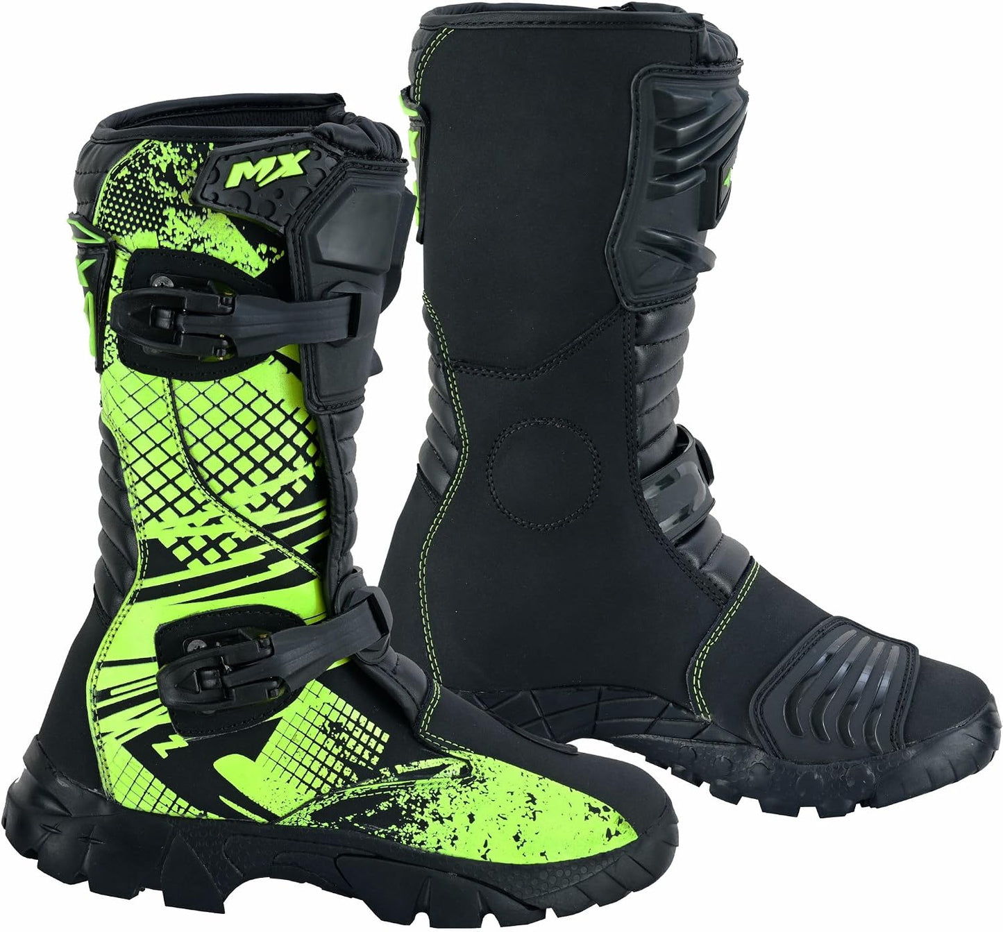 Botas motocicleta niños impermeables motocross