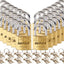 Pack 36 Candados Latón 48pzas Cuerpo Impermeable