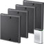 4 Filtros Repuesto HAP602 Purificador ECOSELF