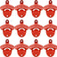 12 Pzas Abrebotellas Pared Rojo Manualidades Mesa