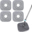 Almohadillas microfibra comp 9pulg set 4