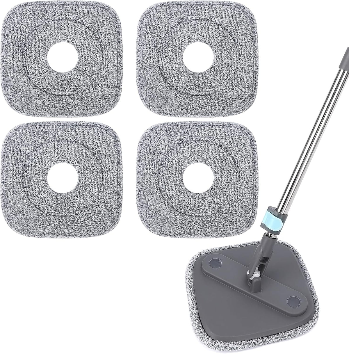 Almohadillas microfibra comp 9pulg set 4