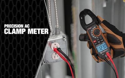 Medidor abrazadera 400A AC/DC 21530T Negro/Marrón