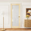 Losa puerta madera esmerilada 30x80 granero