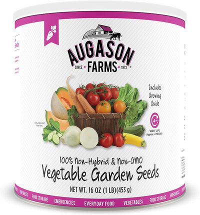 Semillas Vegetales 13 Variedades 1libra Lata No.10