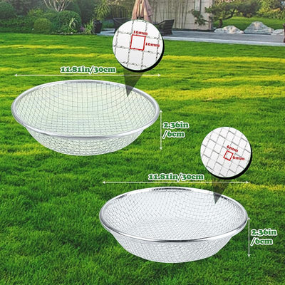 2 Tamices Jardinería 1/4 y 3/8pulg para Cubos 5gal