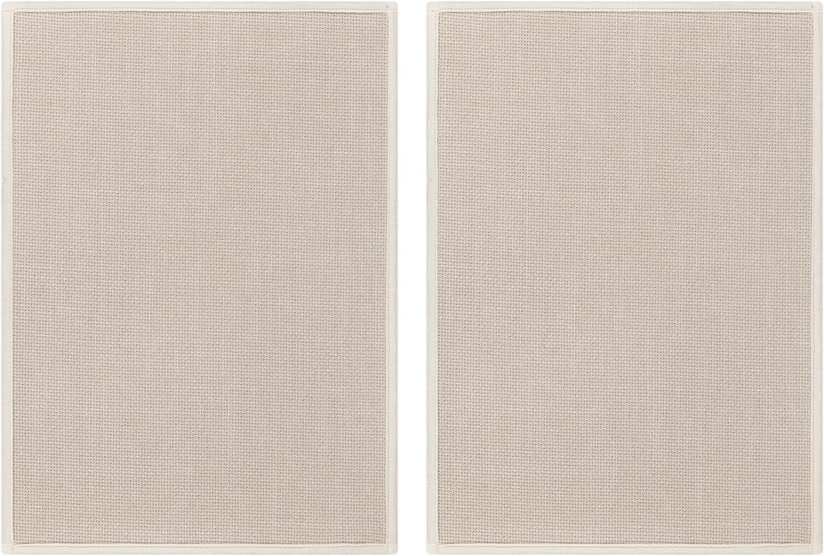2 Tapetes Baño Goma Antiderrap 17x24pulg