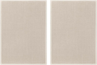 2 Tapetes Baño Goma Antiderrap 17x24pulg