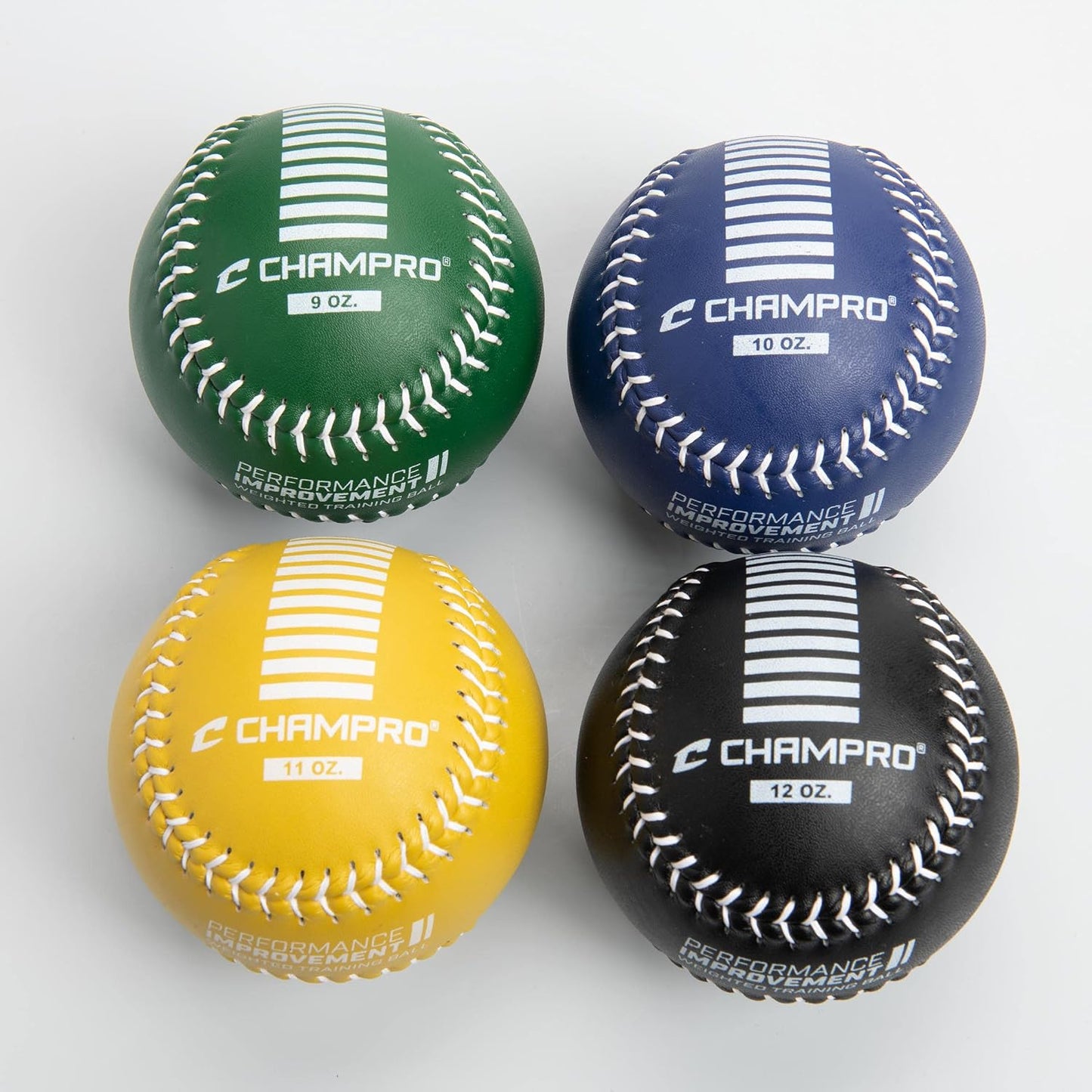 Softball entrenamiento set 4 12pulg verde amarillo negro