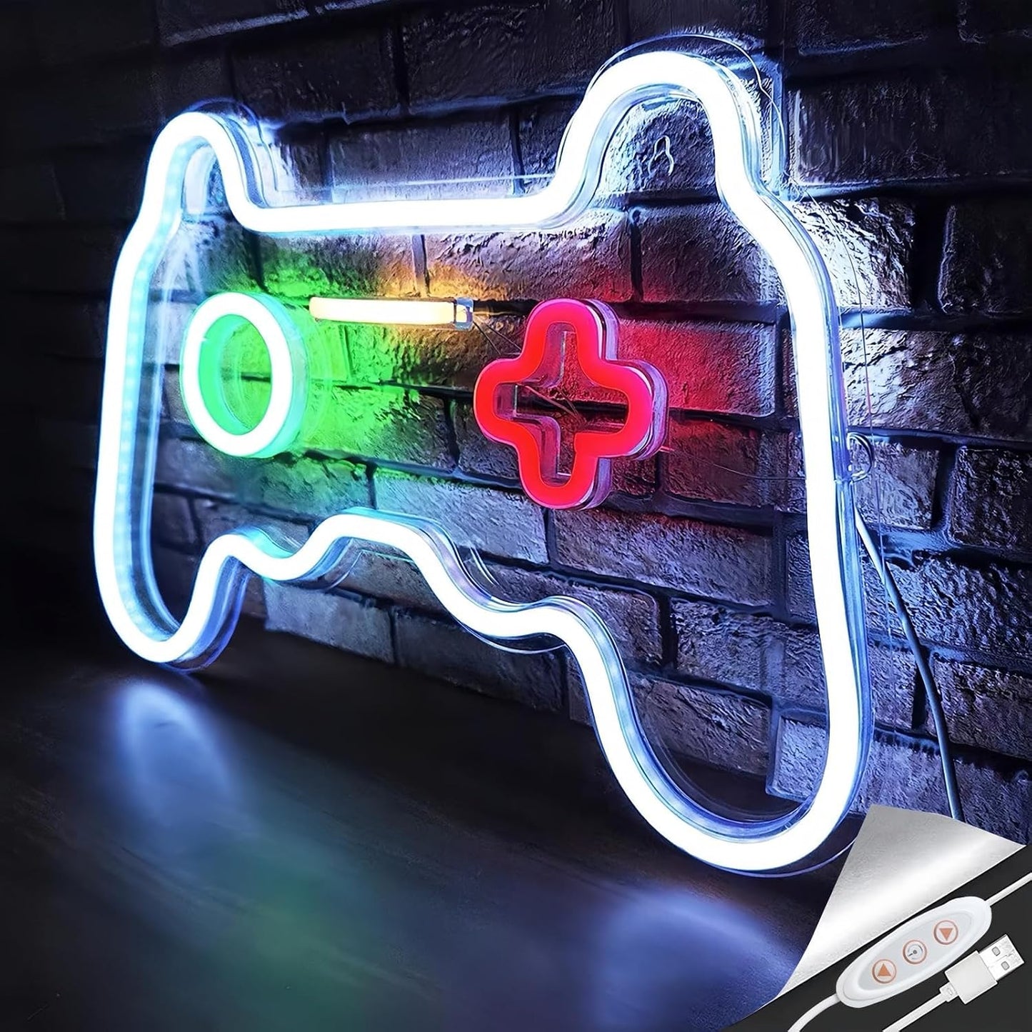 Letrero Neón Led Regulable USB para Gamer y Niños
