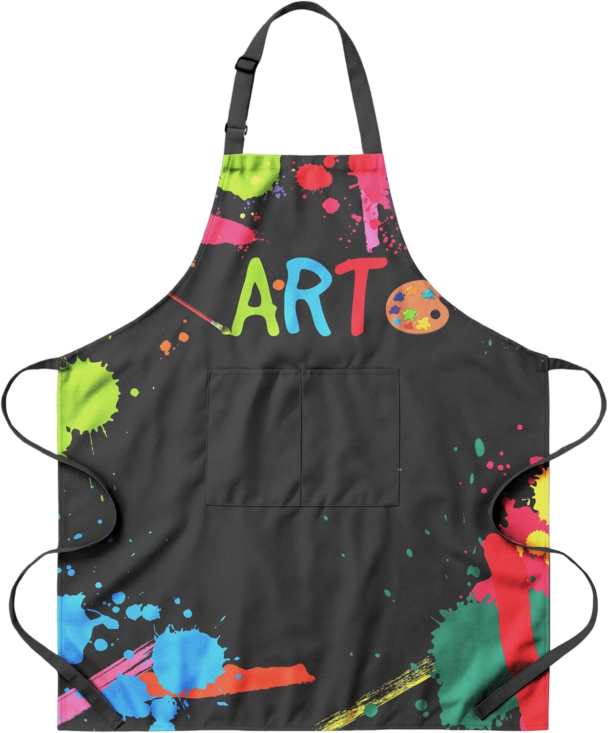 Delantal Pintura con Bolsillos Correa Ajustable