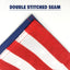 Bandera EE.UU. 2x3ft tela poliéster 100% doble costura