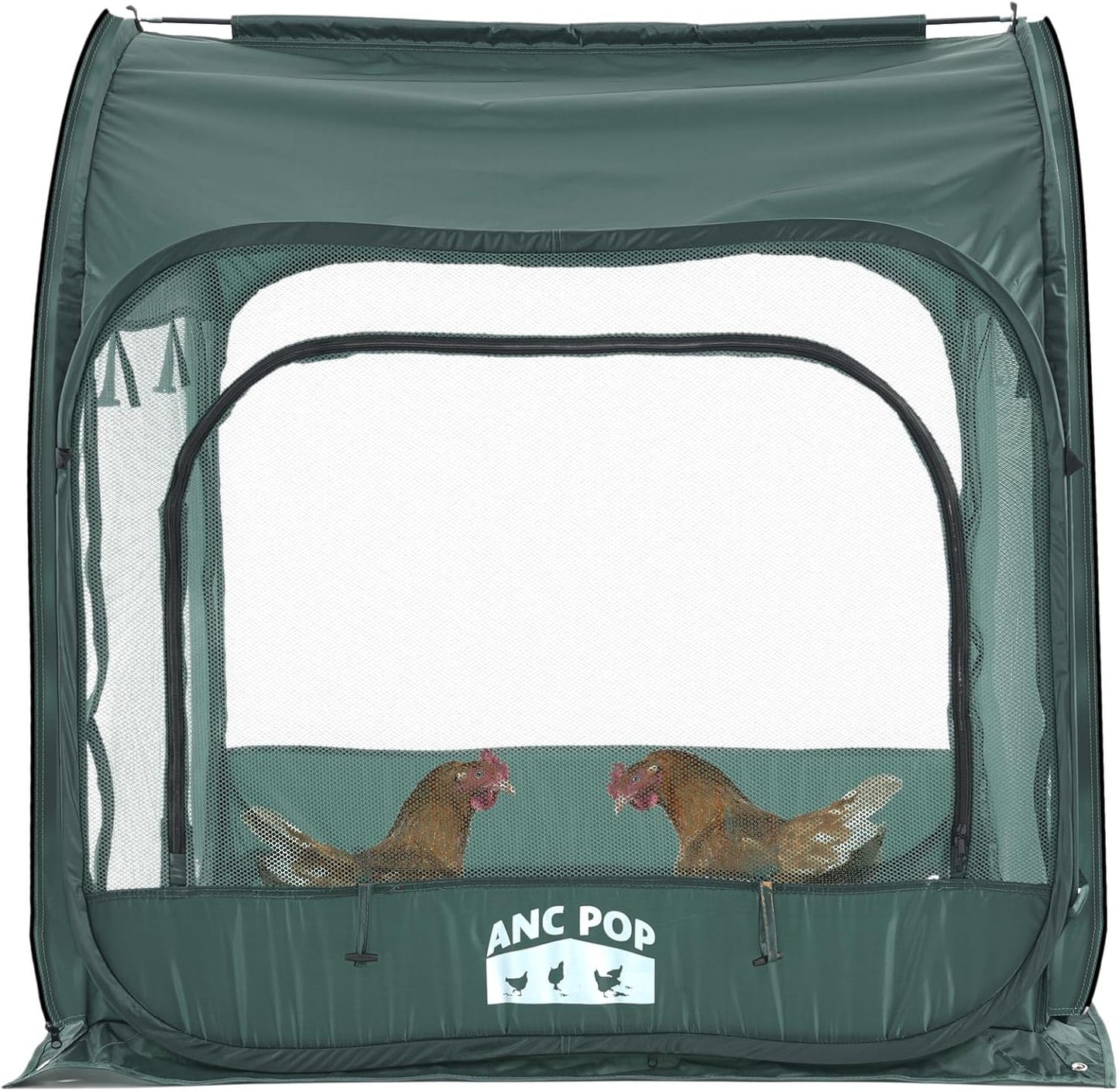 Tienda campaña portátil para animales 40x40x45 verde