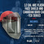 Protector facial arc flash 12 cal TCG con tapa dura