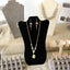 Soportes terciopelo negro 14pulg para joyas plegables set 6