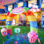 Arco cumpleaños 11ft inflable con luces LED para jardín