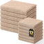 Set 12 Trapos Cocina 10x10 y 13x19pulg Supersuaves