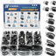 Set 10 abrazaderas cable acero inox 304 goma 1/4-1-1/2