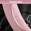 Funda volante cuero rosa ajuste universal 14.5-15.5"