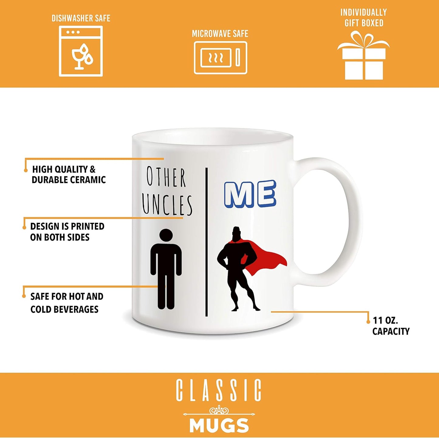Taza café novedoso regalo navidad o día padre