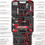 Set herramientas taladro inalámbrico 12V caja reparación