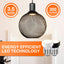 Bombilla LED plana E26 3.5W 3000K blanco cálido pack 2