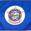 Bandera Minnesota nailon 4x6ft fabricada EE.UU.