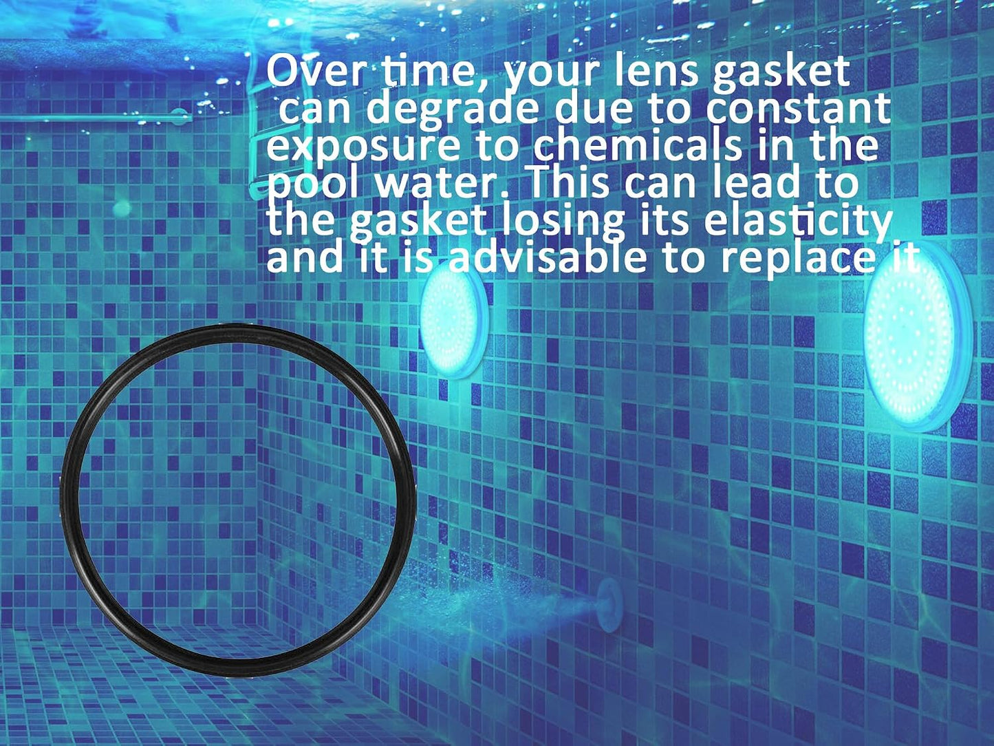 Junta lente luz piscina Hayward Astrolite repuesto