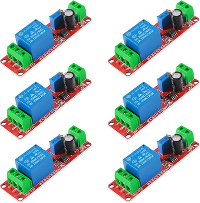 6 Unids Relé Temporizador 5V 0-10s Regulador Corriente