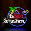 Letrero neón Its 5 00 O'clock Some Where luz nocturna bar