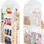 Organiz. rollos largos colgante 48x24" doble cara blanco