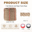 Cuerda yute 2pulg x66ft trenzada gruesa con cintas