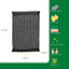 Esponjas acero lana cocina reutilizables 6 pzas color negro